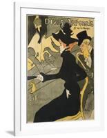 Le Divan Japonais-Henri de Toulouse-Lautrec-Framed Art Print