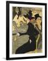 Le Divan Japonais-Henri de Toulouse-Lautrec-Framed Art Print