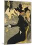 Le Divan Japonais-Henri de Toulouse-Lautrec-Mounted Art Print