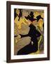 Le Divan Japonais-Henri de Toulouse-Lautrec-Framed Giclee Print