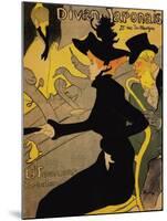 Le Divan Japonais-Henri de Toulouse-Lautrec-Mounted Giclee Print