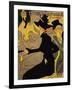 Le Divan Japonais-Henri de Toulouse-Lautrec-Framed Giclee Print