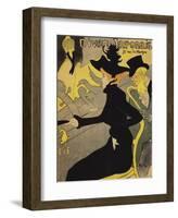 Le Divan Japonais-Henri de Toulouse-Lautrec-Framed Art Print