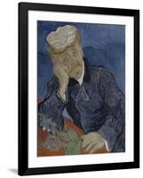 Le Docteur Paul Gachet (1828-1909)-Vincent van Gogh-Framed Giclee Print