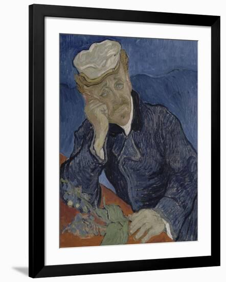 Le Docteur Paul Gachet (1828-1909)-Vincent van Gogh-Framed Giclee Print