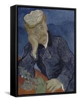 Le Docteur Paul Gachet (1828-1909)-Vincent van Gogh-Framed Stretched Canvas