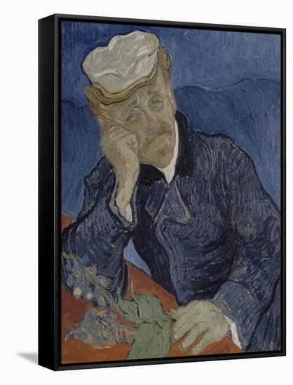 Le Docteur Paul Gachet (1828-1909)-Vincent van Gogh-Framed Stretched Canvas