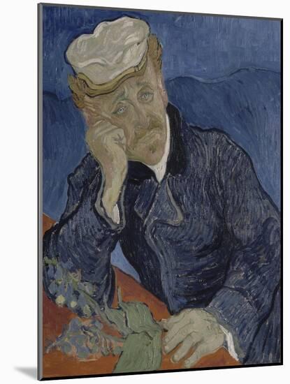 Le Docteur Paul Gachet (1828-1909)-Vincent van Gogh-Mounted Giclee Print