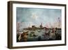 Le Doge Sur Le Bucentaure À San Nicolo Di Lido À Venise Le Jour De L'Ascension-Francesco Guardi-Framed Giclee Print