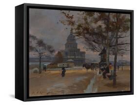 Le dôme des Invalides-Ernest Renoux-Framed Stretched Canvas