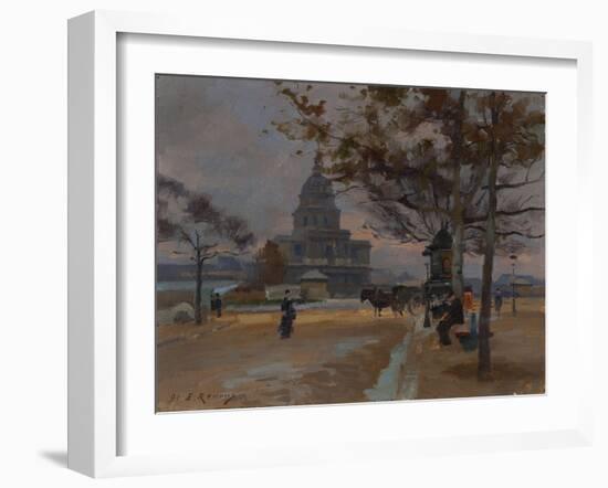 Le dôme des Invalides-Ernest Renoux-Framed Giclee Print