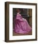 Le Domino Rose, about 1895-John Humphreys Johnston-Framed Art Print