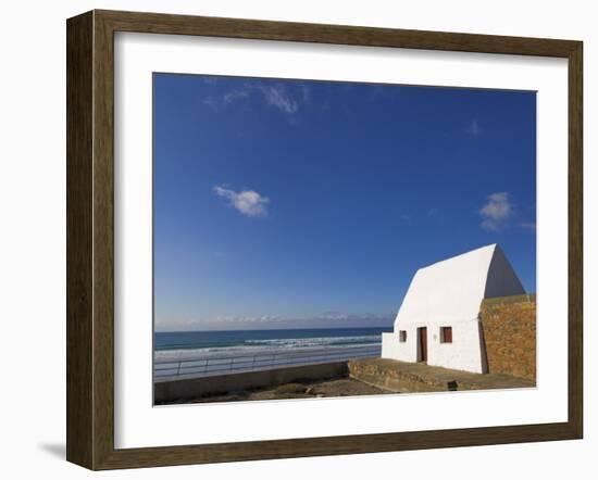 Le Don Hilton or St. Peter's Guardhouse, St. Ouens Bay, Jersey, Channel Islands, United Kingdom-Neale Clarke-Framed Photographic Print