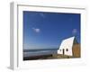 Le Don Hilton or St. Peter's Guardhouse, St. Ouens Bay, Jersey, Channel Islands, United Kingdom-Neale Clarke-Framed Photographic Print