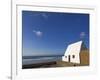 Le Don Hilton or St. Peter's Guardhouse, St. Ouens Bay, Jersey, Channel Islands, United Kingdom-Neale Clarke-Framed Photographic Print