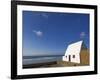 Le Don Hilton or St. Peter's Guardhouse, St. Ouens Bay, Jersey, Channel Islands, United Kingdom-Neale Clarke-Framed Photographic Print