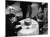Le Doulos by Jean Pierre Melville with Jean Paul Belmondo, 1962 (b/w photo)-null-Mounted Photo