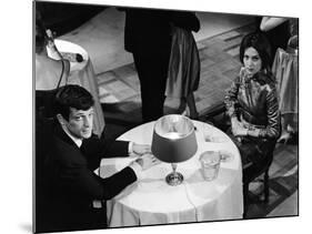 Le Doulos by Jean Pierre Melville with Jean Paul Belmondo, 1962 (b/w photo)-null-Mounted Photo