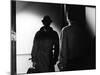 Le Doulos by Jean Pierre Melville with Jean Paul Belmondo, 1962 (b/w photo)-null-Mounted Photo