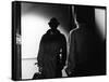 Le Doulos by Jean Pierre Melville with Jean Paul Belmondo, 1962 (b/w photo)-null-Framed Stretched Canvas