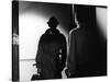 Le Doulos by Jean Pierre Melville with Jean Paul Belmondo, 1962 (b/w photo)-null-Stretched Canvas
