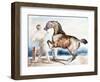 Le Dressage, Early 19th Century-Theodore Gericault-Framed Giclee Print