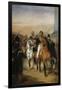 Le duc d'Orléans, lieutenant général du Royaume reçoit à la barrière du trô-Ary Scheffer-Framed Giclee Print