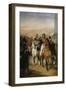 Le duc d'Orléans, lieutenant général du Royaume reçoit à la barrière du trô-Ary Scheffer-Framed Giclee Print