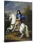 Le duc d'Orléans, représenté alors duc de Chartres (1674-1723) vers 1693, futur Régent Vers 1693-Pierre Mignard-Stretched Canvas