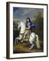 Le duc d'Orléans, représenté alors duc de Chartres (1674-1723) vers 1693, futur Régent Vers 1693-Pierre Mignard-Framed Giclee Print