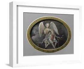 Le duc de Montpensier et le comte de Beaujolais en 1793, détenus pendant la Révolution, à la-null-Framed Giclee Print