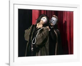 Le Fantome by l'Opera THE PHANTOM OF THE OPERA by Arthur Lubin with Claude Rains, 1943 (photo)-null-Framed Photo