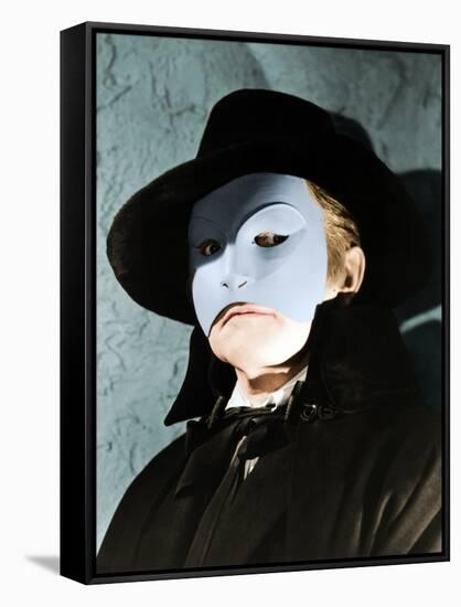 Le Fantome by l'Opera THE PHANTOM OF THE OPERA by Arthur Lubin with Claude Rains, 1943 (photo)-null-Framed Stretched Canvas