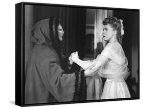 Le Fantome by l'Opera THE PHANTOM OF THE OPERA by Arthur Lubin with Claude Rains and Susanna Foster-null-Framed Stretched Canvas