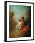 Le Faux Pas (The Mistaken Advance)-Jean Antoine Watteau-Framed Giclee Print