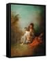 Le Faux Pas (The Mistaken Advance)-Jean Antoine Watteau-Framed Stretched Canvas