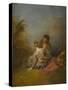 Le Faux pas-Jean Antoine Watteau-Stretched Canvas