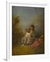 Le Faux pas-Jean Antoine Watteau-Framed Giclee Print