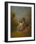 Le Faux pas-Jean Antoine Watteau-Framed Giclee Print