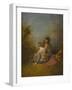 Le Faux pas-Jean Antoine Watteau-Framed Giclee Print