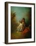 Le Faux Pas-Jean Antoine Watteau-Framed Giclee Print