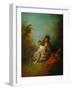 Le Faux Pas-Jean Antoine Watteau-Framed Giclee Print