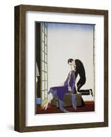 Le Feu-Georges Barbier-Framed Giclee Print