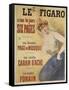 Le Figaro a tous les jours Six Pages, Les Samedis Page de Musique, Les Lundis Caran d'Ache-Jules Chéret-Framed Stretched Canvas