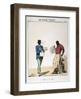 Le Figaro Et Le Radical, 1871-Moloch-Framed Giclee Print