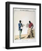 Le Figaro Et Le Radical, 1871-Moloch-Framed Giclee Print