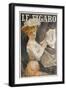 Le Figaro Newspaper-Michel Simonidy-Framed Giclee Print