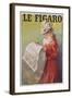 Le Figaro Newspaper-Michel Simonidy-Framed Giclee Print