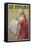 Le Figaro Newspaper-Michel Simonidy-Framed Stretched Canvas