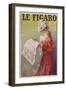 Le Figaro Newspaper-Michel Simonidy-Framed Giclee Print